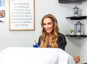 Karma Beauty & Wellness founder Lenase Cammisano administers an O-Shot. This menopause treatment in Overland Park rejuvenate vaginal skin and tissue to alleviate symptoms of sexual dysfunction.
